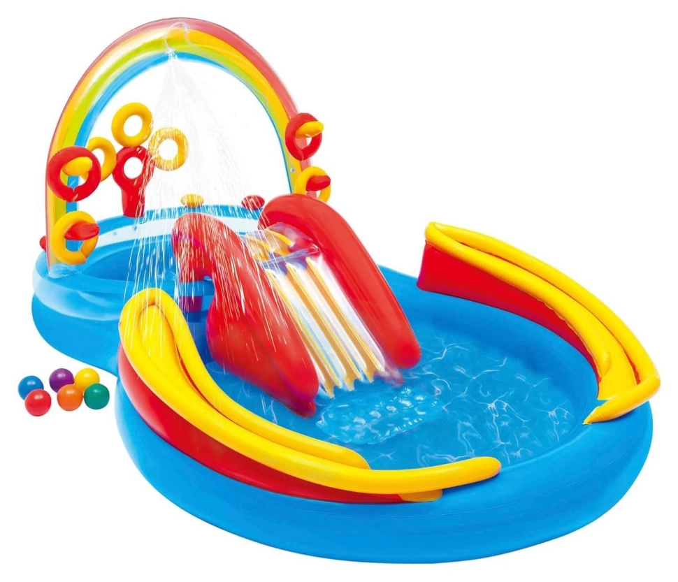 Надувной игровой центр Intex 57453 "Радуга"