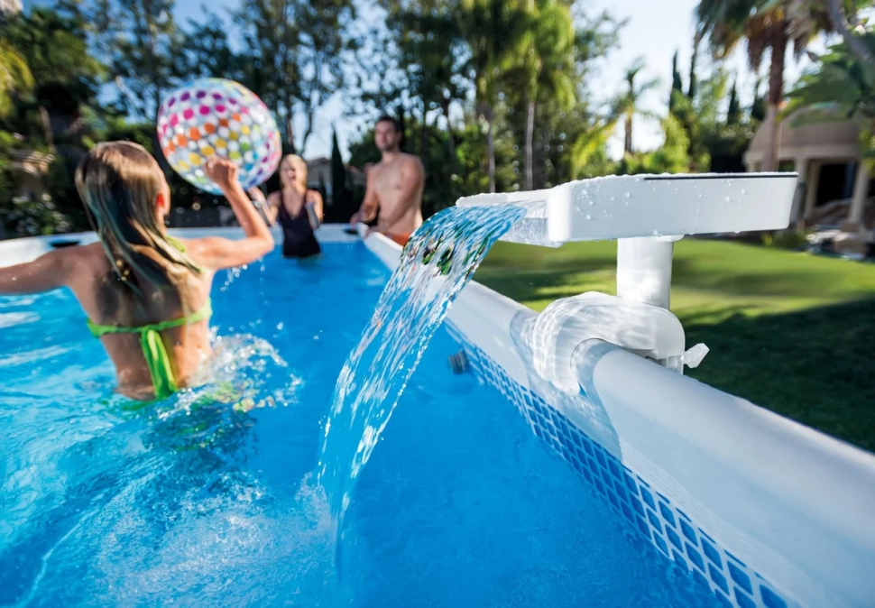 Водопад для бассейна Intex 28090 каскад с LED подсветкой