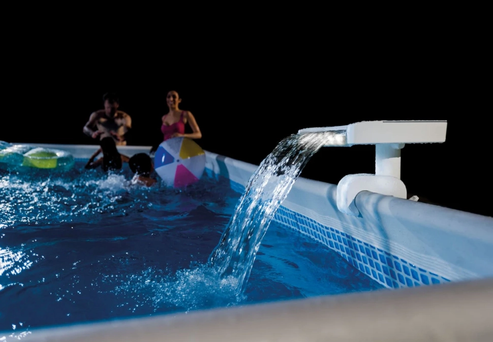Водопад для бассейна Intex 28090 каскад с LED подсветкой