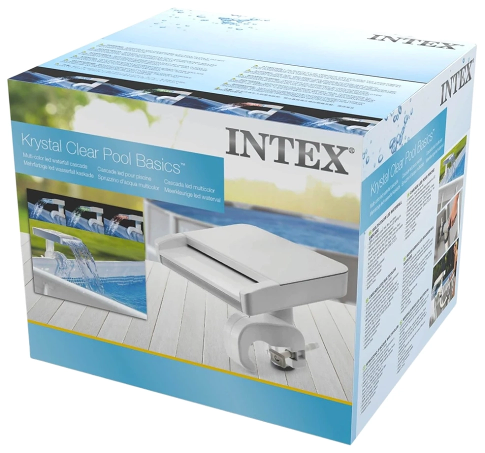 Водопад для бассейна Intex 28090 каскад с LED подсветкой