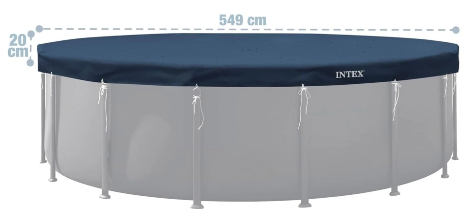 Тент Intex 28085 для каркасного бассейна Ø 549 см