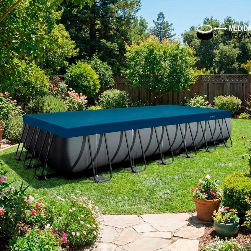 Тент Intex 28087 для каркасного бассейна 732x366 см