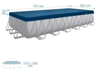 Тент Intex 28087 для каркасного бассейна 732x366 см