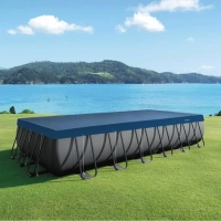 Тент Intex 28087 для каркасного бассейна 732x366 см