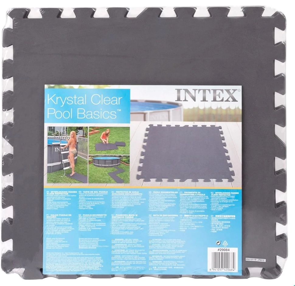 Модульная подкладка пазл Intex 28048 (50x50x0,5 см, 8 шт.)