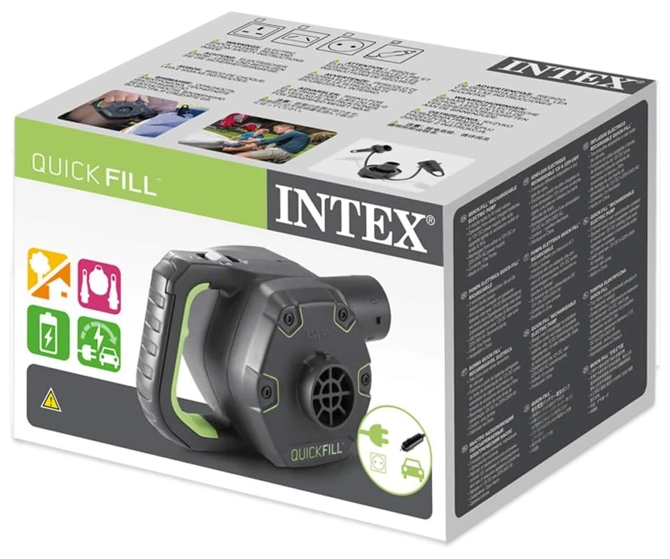 Насос электрический Intex 66642 (650 л/мин, аккумуляторный, от 220/12 В)