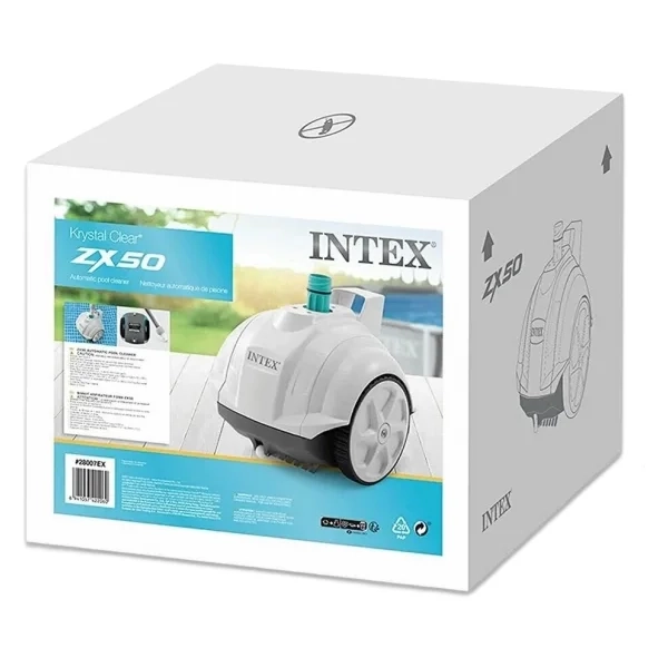 Робот пилосос для басейну Intex 28007 (ZX50) для очищення дна, продуктивність 3407-5678 л/год