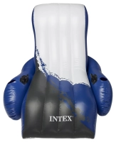 Надувной шезлонг-кресло Intex 58868 для плавания (180x135 см, подлокотники)