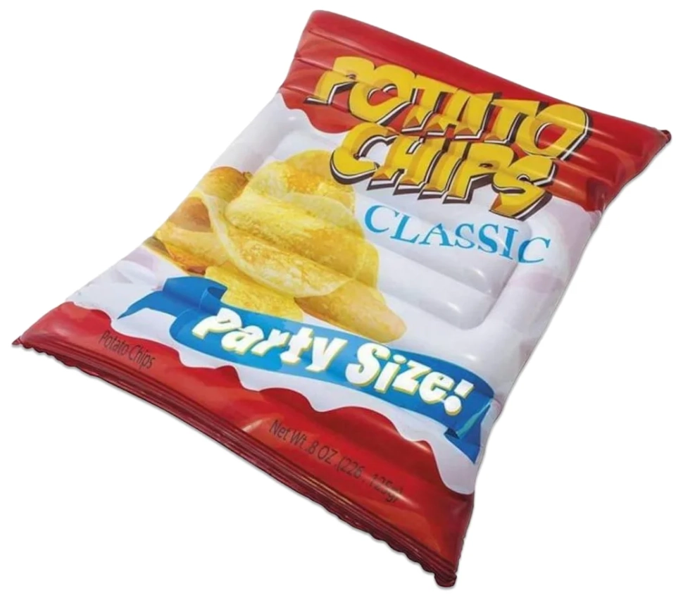 Надувний матрац Intex 58776 Чіпси (178x140 см)