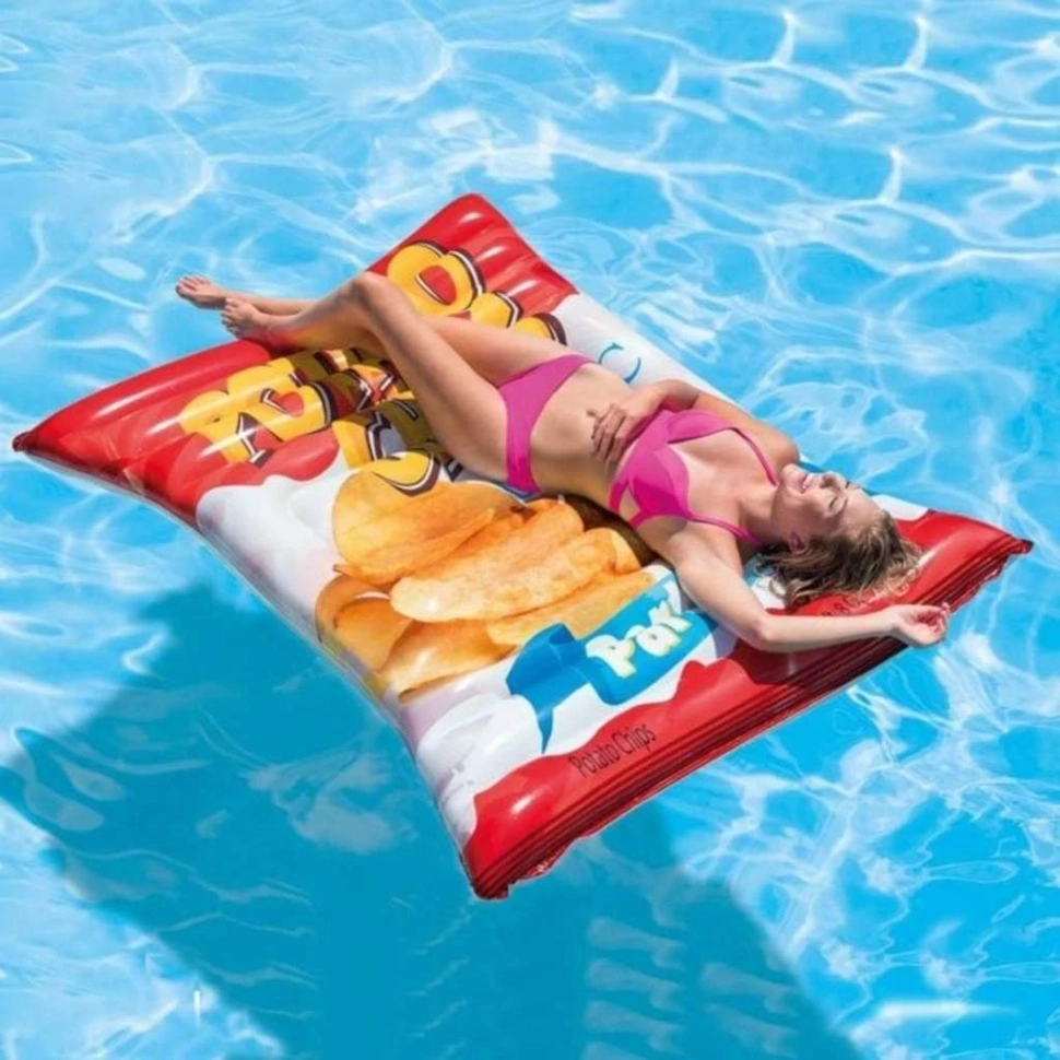 Надувний матрац Intex 58776 Чіпси (178x140 см)