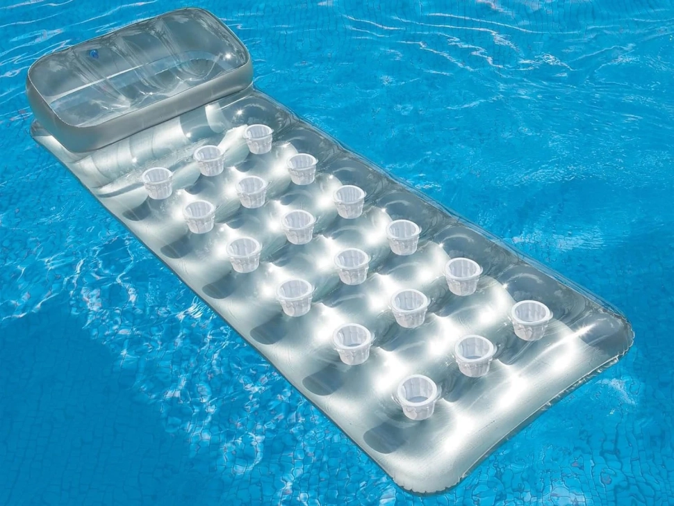 Надувний матрац Intex 58894 з подушкою (188x71 см)