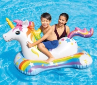 Детский надувной плотик Intex 57552 Единорог (163x86 см)