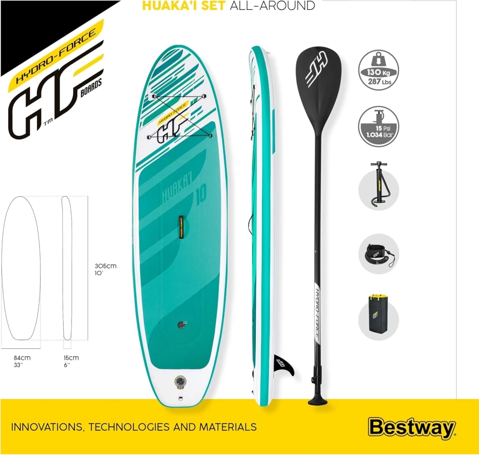 Надувна SUP дошка Bestway 65346 Hydro-Force Huakai