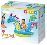 Детский надувной плотик Intex 57563 Дракон (201x191 см)