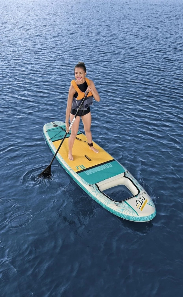 Надувная SUP доска Bestway 65363 Hydro-Force Panorama с панорамным окном