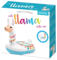 Детский надувной плотик Intex 57564 Лама (135x94 см)