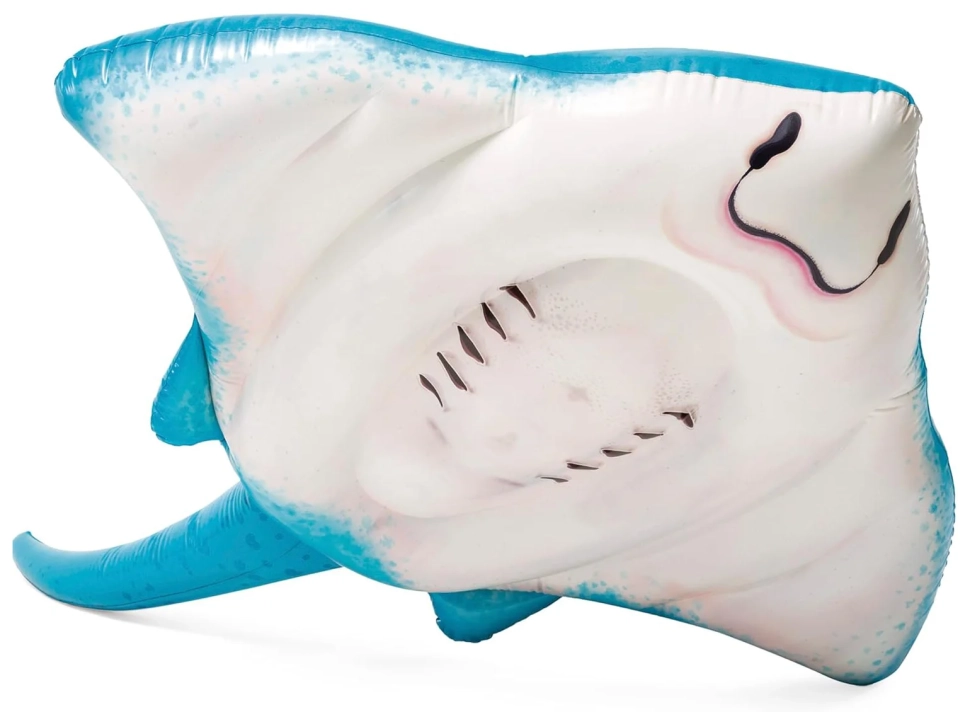 Детский надувной плотик Intex 57576 Скат (185x145 см)