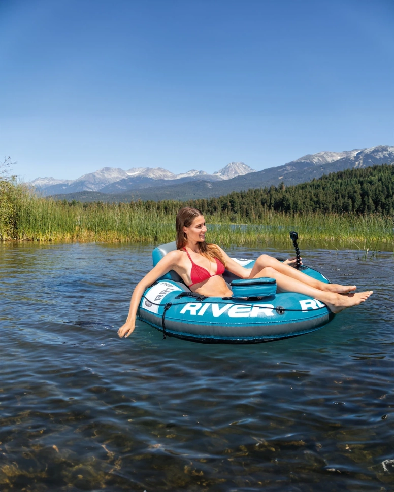 Надувне коло-крісло Intex 56843 River Run Pro 1 (140x132 см)