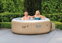 Надувний джакузі Intex 28428 (216x71 см, 6-ти місний, аеромасаж)