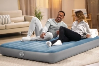 Надувной матрас Intex 64189 двухместный (203x152x25 см) со съемным аккумуляторным электронасосом