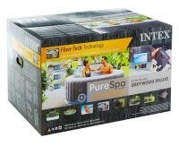 Надувний джакузі Intex 28440 (196x71 см, 4-х місний, аеромасаж, підсвічування, WiFi)