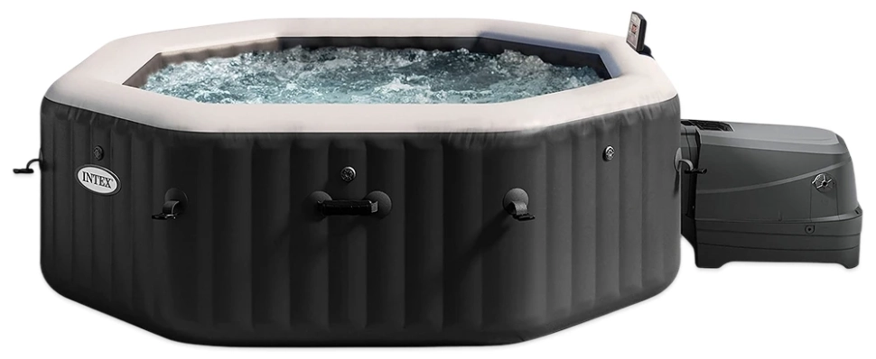 Надувний джакузі Intex 28462 (218x71 см, 6-ти місний, аеромасаж, гідромасаж, хлоргенератор, WiFi)
