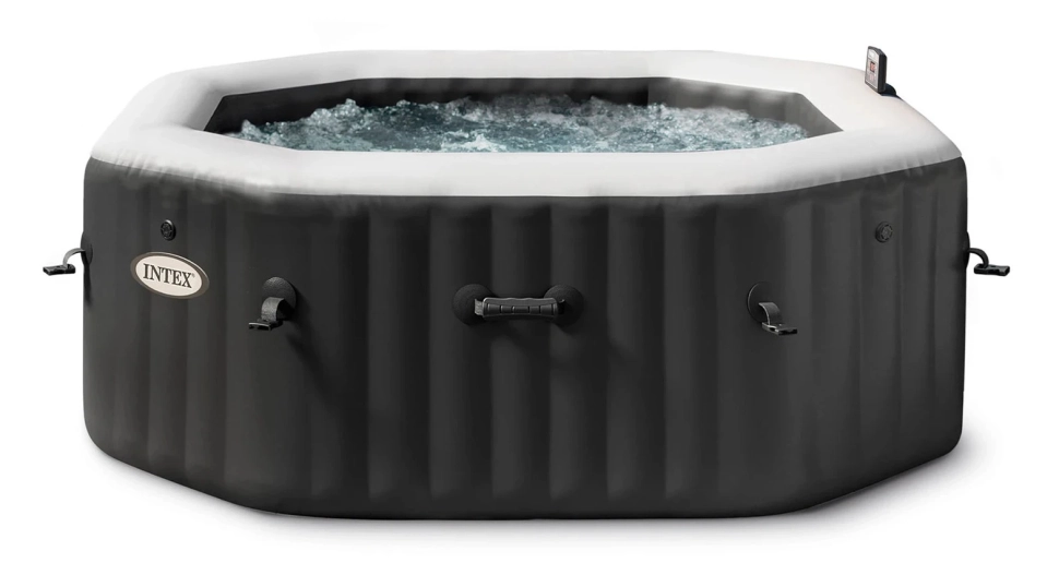 Надувний джакузі Intex 28462 (218x71 см, 6-ти місний, аеромасаж, гідромасаж, хлоргенератор, WiFi)