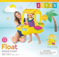 Детский надувной плотик Intex 56573 Звездочка (81x79 см) с навесом