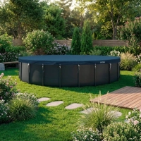 Тент-чехол Intex 28091 для каркасного бассейна Ø 732 см