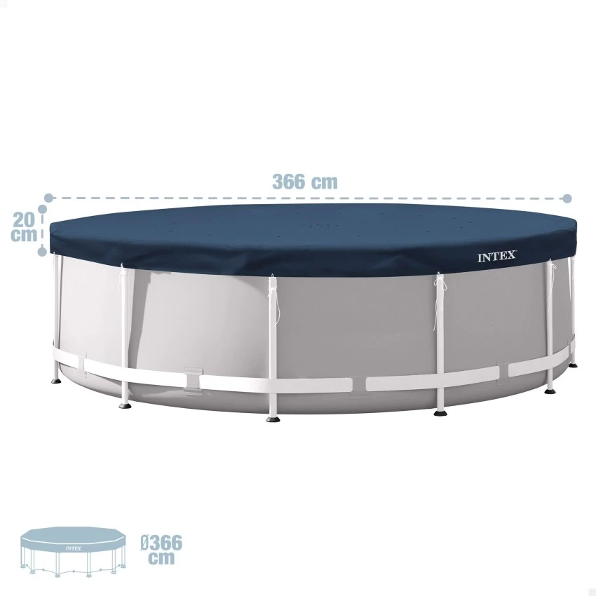 Тент-чехол Intex 28082 для каркасного бассейна Ø 366 см