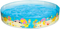 Басейн дитячий каркасний Intex 56451 (152х25 см) Пляж на мілководді