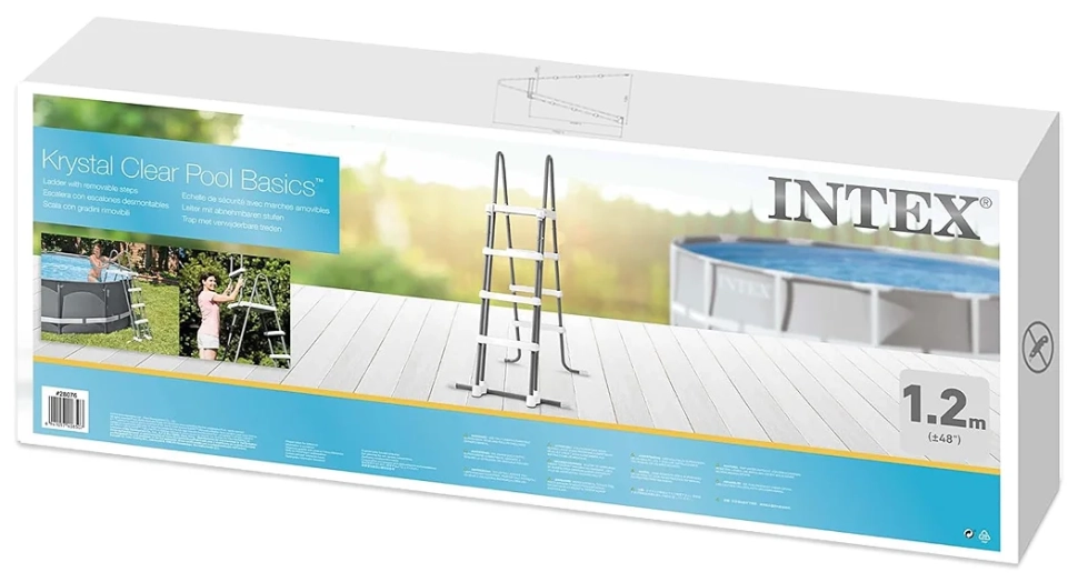 Лестница для бассейна Intex 28076 (122 см, съемные ступени)