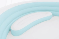 Бассейн надувной Intex 57195 Swim Center (277x221x137 см) с навесом и сиденьем