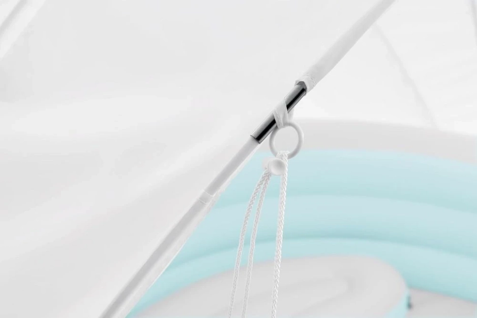 Бассейн надувной Intex 57195 Swim Center (277x221x137 см) с навесом и сиденьем