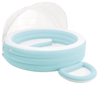 Бассейн надувной Intex 57195 Swim Center (277x221x137 см) с навесом и сиденьем