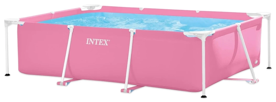Бассейн каркасный Intex 28266 (220x150x60 см) розовый