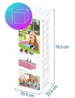 Бассейн каркасный Intex 28266 (220x150x60 см) розовый