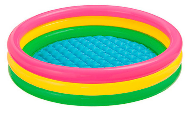 Бассейн детский надувной Intex 57422 (147х33 см) Цвета заката