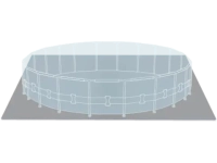 Бассейн каркасный Intex 26730 (488x122 см) с панорамным окном