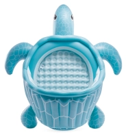 Бассейн детский надувной Intex 48677 Черепаха (218x206x97 см) с навесом, 100 шариков