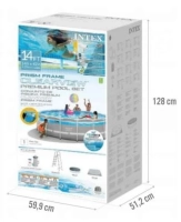 Бассейн каркасный Intex 26722 (427x107 см) с панорамным окном