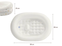 Ванночка детская надувная Intex 48523 (89x66x25 см) + насос