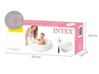 Ванночка детская надувная Intex 48523 (89x66x25 см) + насос