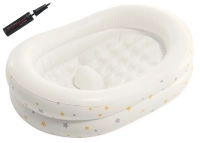 Ванночка детская надувная Intex 48523 (89x66x25 см) + насос