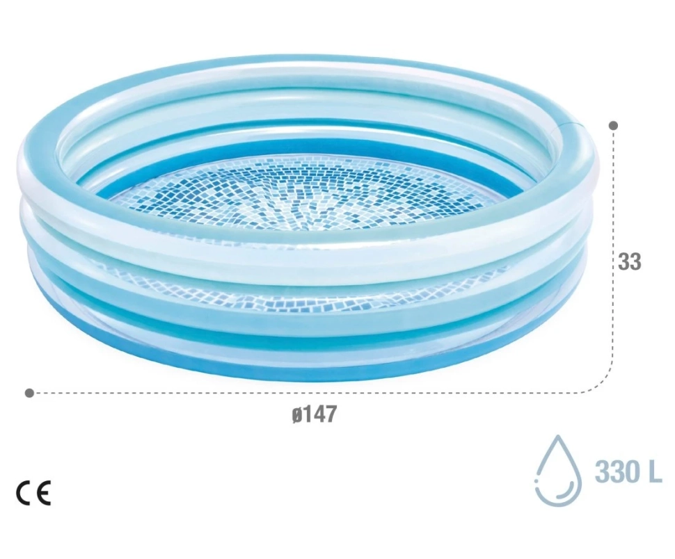 Бассейн детский надувной Intex 58467 (147x33 см)