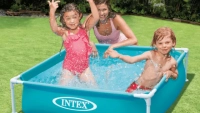 Бассейн детский каркасный Intex 57173 (122x122x30 см)