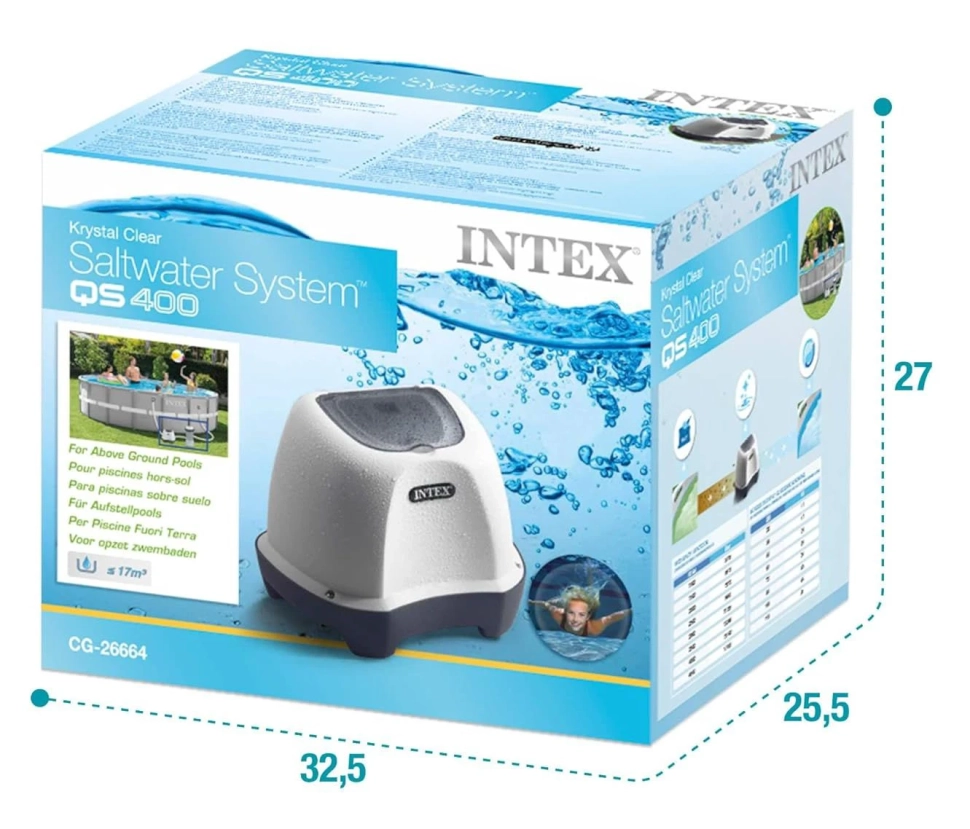 Хлоргенератор для бассейна Intex 26664 (QS400) 4 г/час