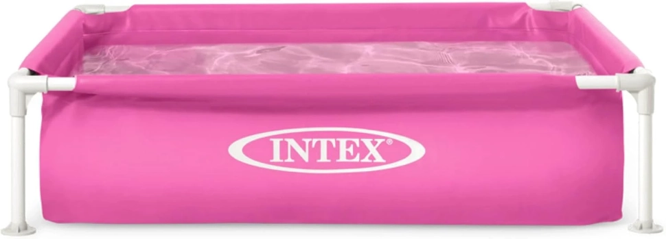 Басейн дитячий каркасний Intex 57172 (122x122x30 см) рожевий