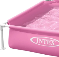 Басейн дитячий каркасний Intex 57172 (122x122x30 см) рожевий