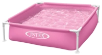 Басейн дитячий каркасний Intex 57172 (122x122x30 см) рожевий